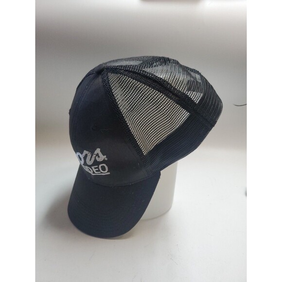 Coors RODEO Baseball Cap. Black With White Logo Snap Back Pre-owned. Onz - Picture 4 of 10